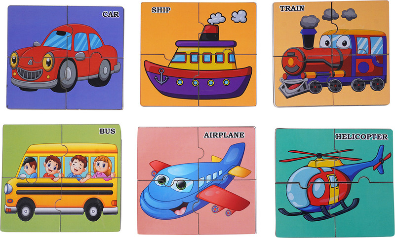 Bluzzly Vehicle Jigsaw Puzzle(Multicolor)