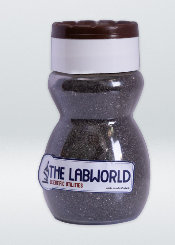 THE LABWORLD Iron Filling Metal Powder 200GM for science Magnetic experiment(Black)
