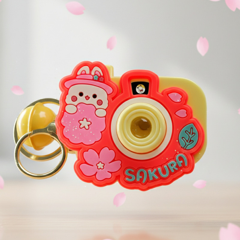careforkids Cartoon Mini Camera Toy for Kids, Fun Pretend Photography Toy(Pink)