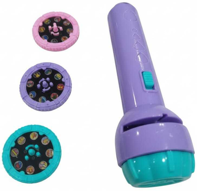 MPNS Kids Cartoon Projection Torch Light with 3 Picture Discs(Multicolor)