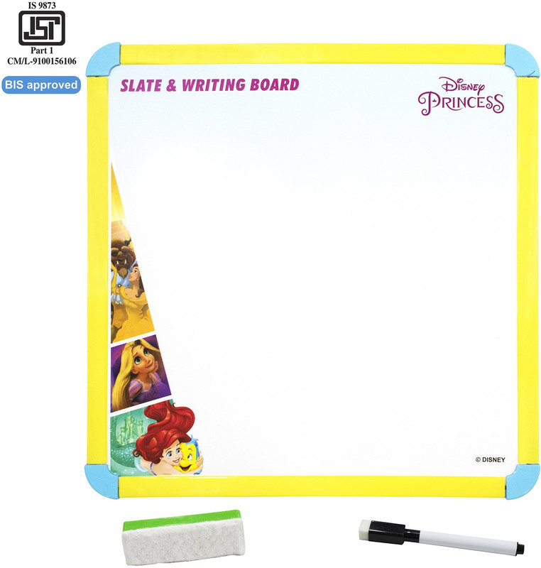 DISNEY Princess 2 in 1 Slate & Writing Board(Multicolor)