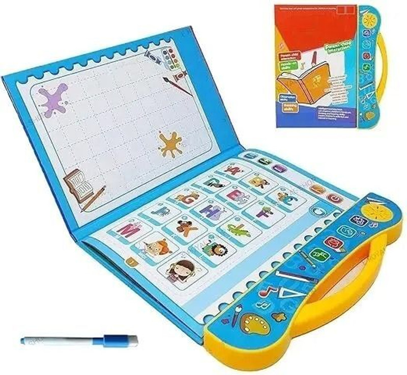 Pepstter Musical Phonetic Learning Book-Interactive English Educational Book for Kids 3+(Multicolor)