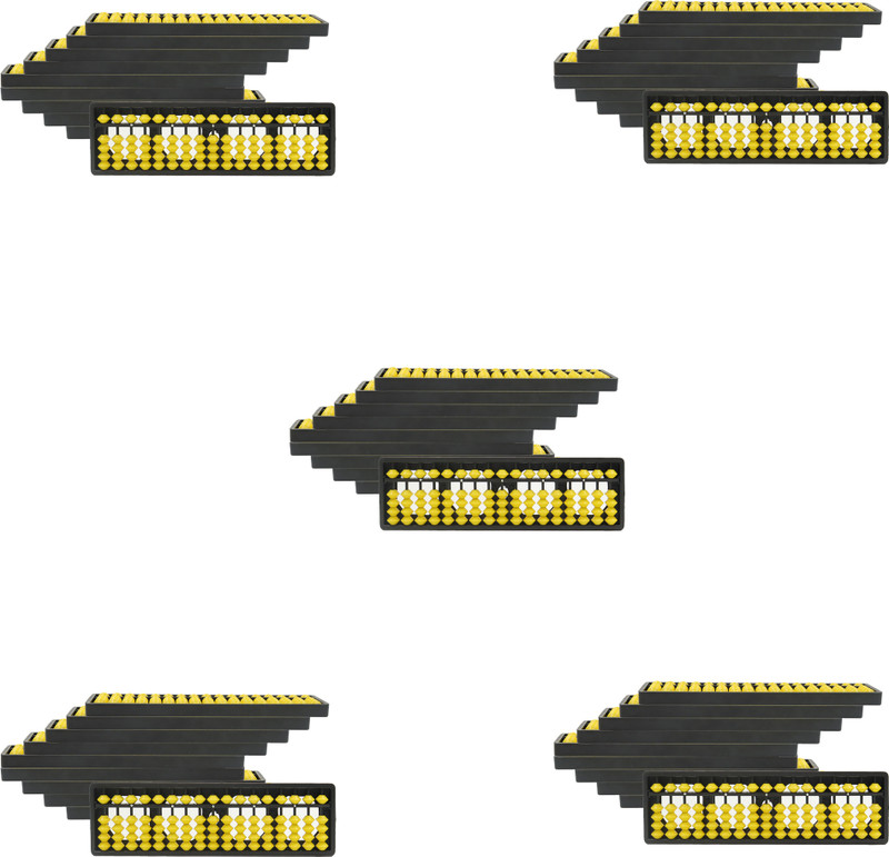 Abica 17Rod Yellow Abacus Pack Of 2(Yellow)