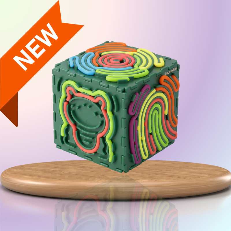 CountryLink Silicone Fidget Maze Board Kids ADHD Focus Toy(Multicolor)