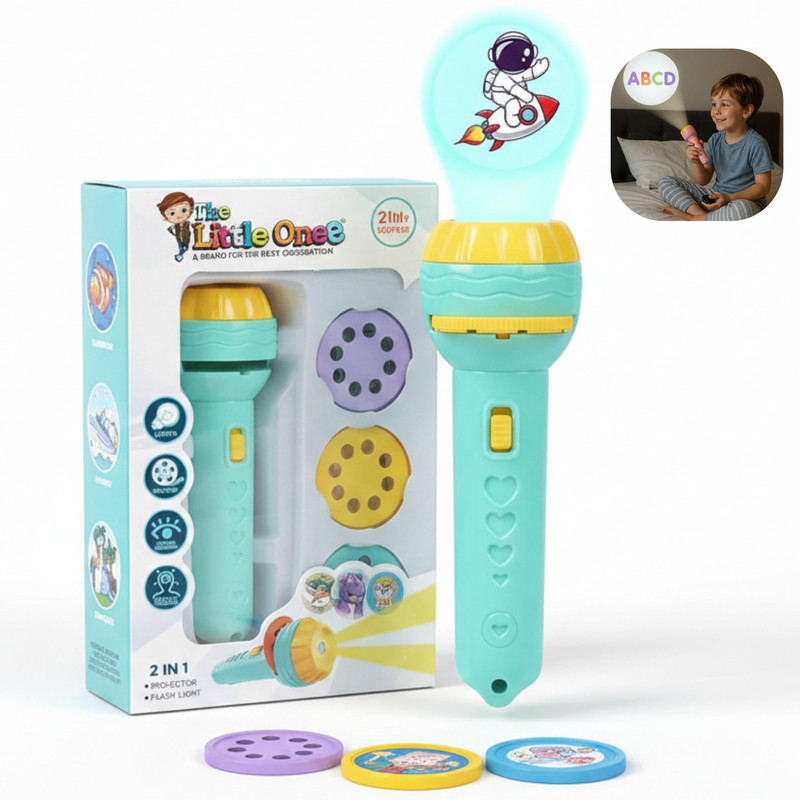 Echoshop StarFlash Story Projection Torch(Multicolor)