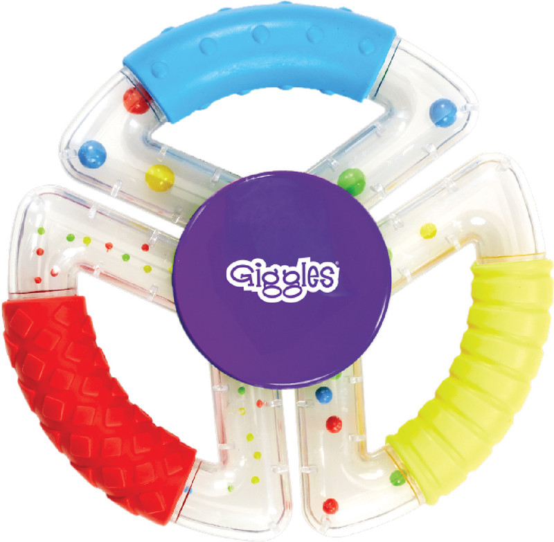 Giggles Sensory Rattle | 3 Different rattles | Perfect for Little Hands | 6 Months+(Multicolor)
