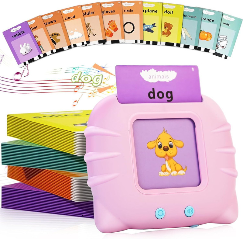 KAVANA Educational Learning Talking Flash Cards for 2 Year Old Kids Boys Girls Baby_2(Multicolor)