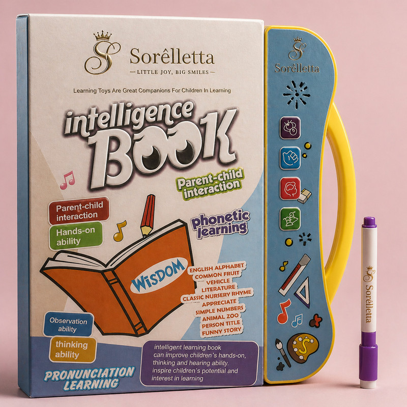 SORELLETTA MUSCIAL LEARNING STUDY BOOK , Learning Toys for 1-3 years old Kids (Multicolor)(Multicolor)