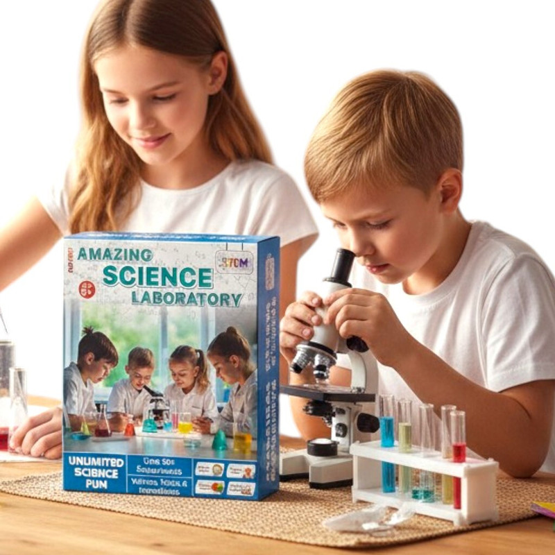 SARASI Amazing Science Laboratory For Kids, Upto 50+ Experiments, STEAM Toy(Multicolor)