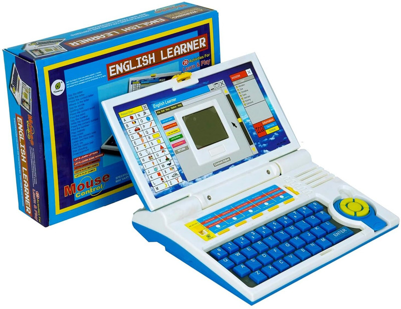 KHELOZZ Laptop Toy for Kids - Battery Operated Toy with LED Display(Multicolor)
