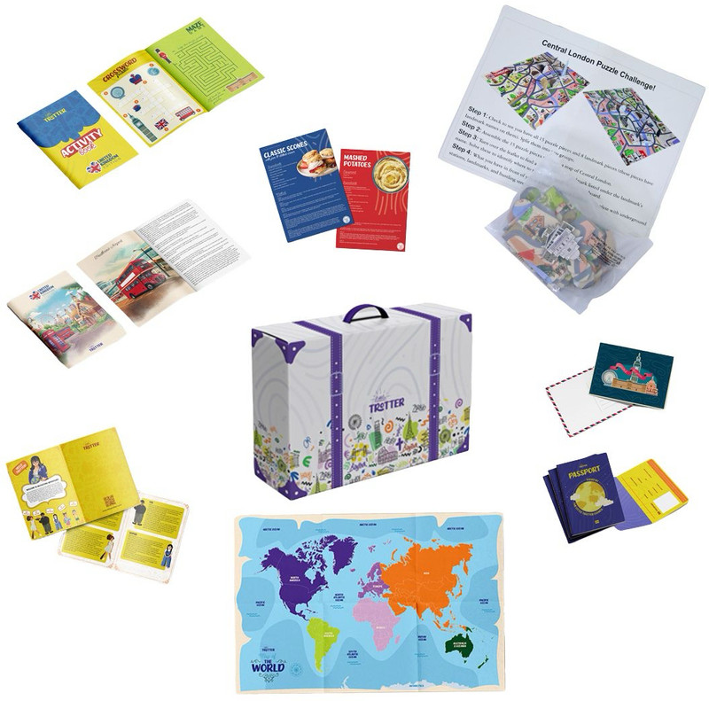 Little Trotter Global learning and Culture exposure(Multicolor)