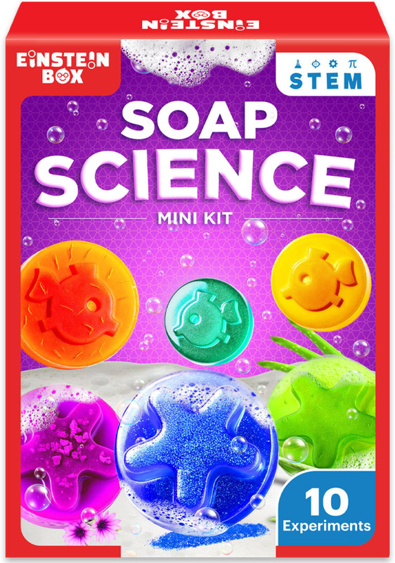 Einstein Box Return Gift Ideas for Kids| Fun DIY Science Soap Making Kit |Age 4+(Multicolor)