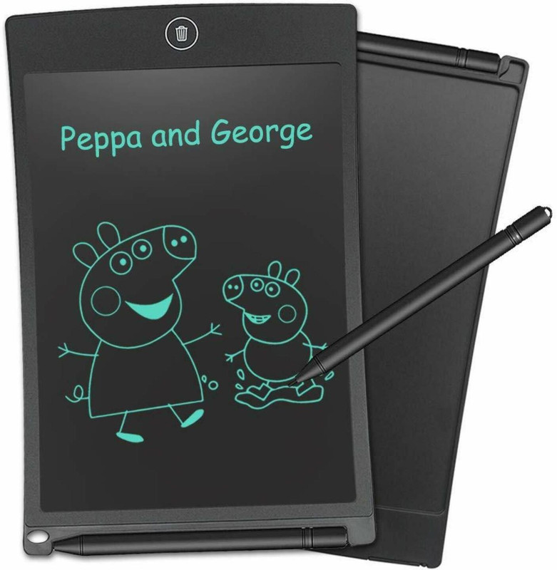 GREENS 8.5 Inch LCD Erase & Lock Functional Electronic Note Pad for All Students & Employees Portable Note Book(Black)