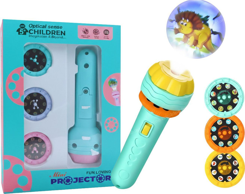 Echoshop PlayGlow Mini Kids Projector(Multicolor)