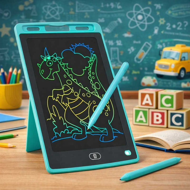 TechFusion LCD Writing Pad 8.5 Inch for Kids(Black)