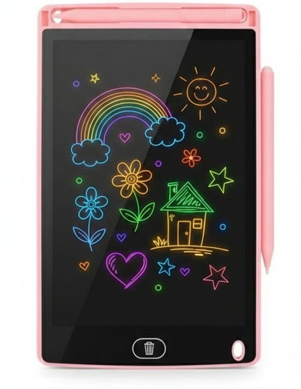 Netigems 8.5 inch LCD Re-Writing Paperless Electronic Digital Notepad Board for Writing And Learning LCD Writing Tablet Pad(Black)
