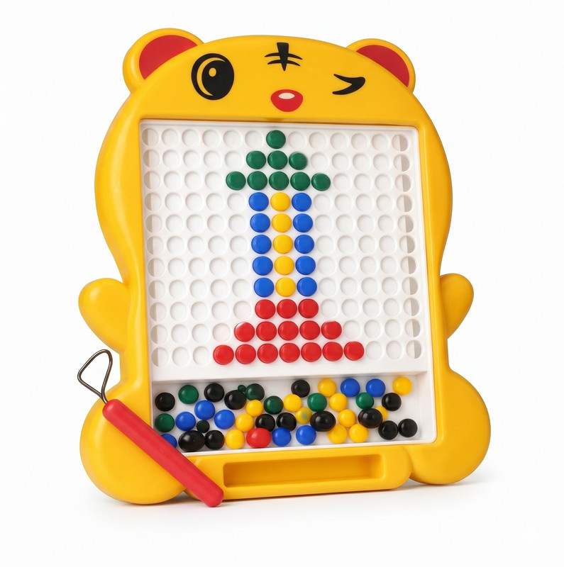 Enorme Creative Educational Magnetic Pegboard Drawing Board(Multicolor)