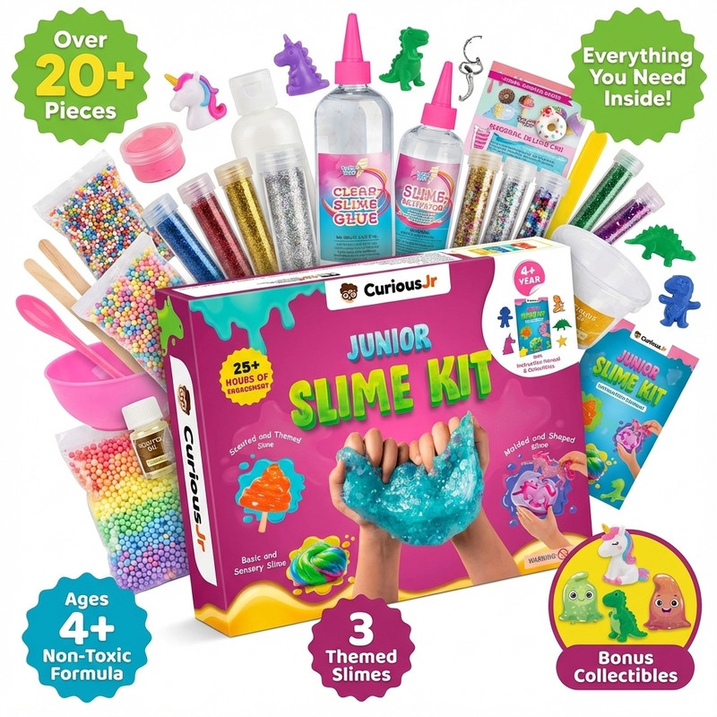 PW Slime Kit for Girls and Boys Age 4 to14 Years Old | Birthday Gifts for Kids(Multicolor)