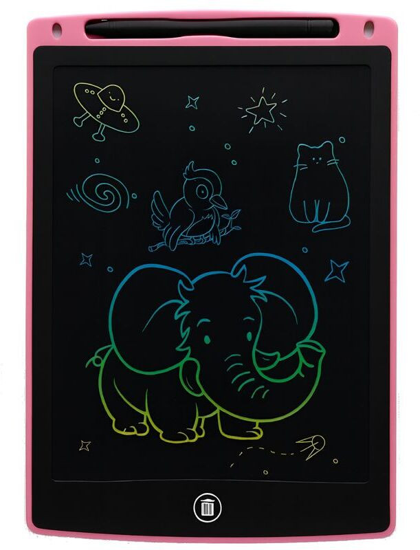 Iberls LCD Writing Pad|Tablet Erasable Magic Drawing Board for Kids & Adults-8.5inch(Multicolor)