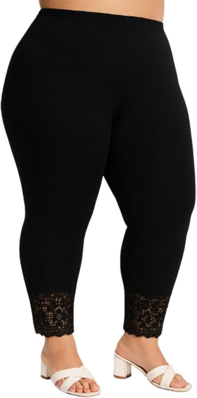 pinkshell Ankle Length Western Wear Legging(Black, Solid)