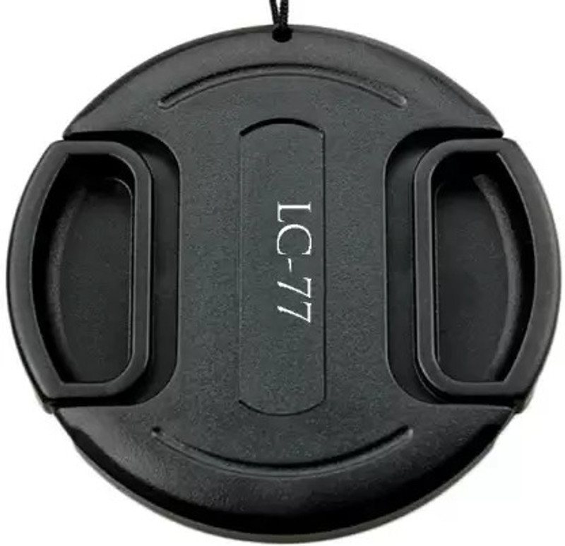 DIGICLAMBO LC 77mm Snap on Lens Cap for all DSLR camera lens having 77 filter thread Lens Cap(Black, 77 mm)