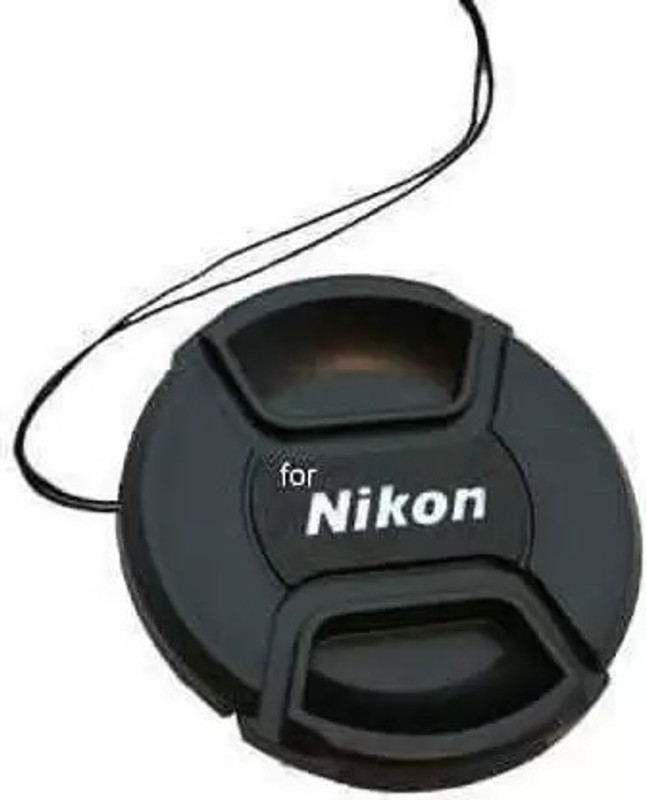 DIGICLAMBO 77mm camera front lens cap suitable for Nikon camera Lens Cap Lens Cap(Black, 77 mm)