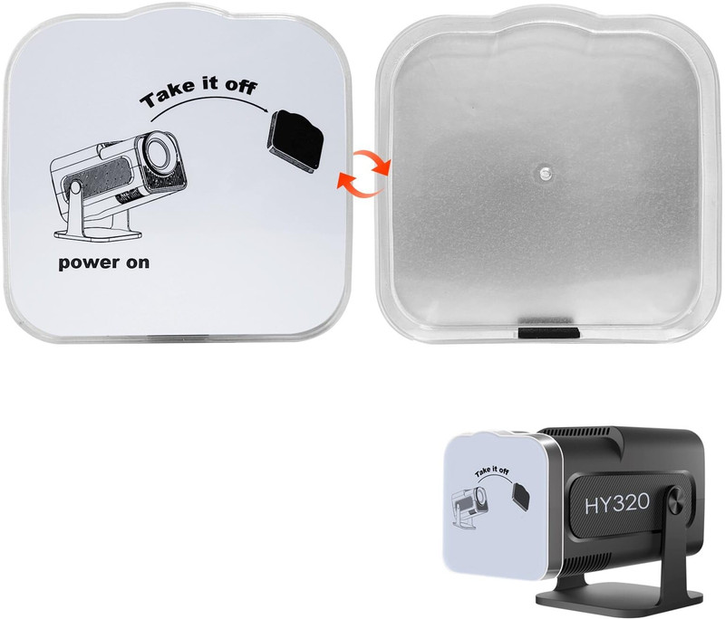 ELEPHANTBOAT HY320 Projector Lens Cover Shield Lens Cap(N&A)
