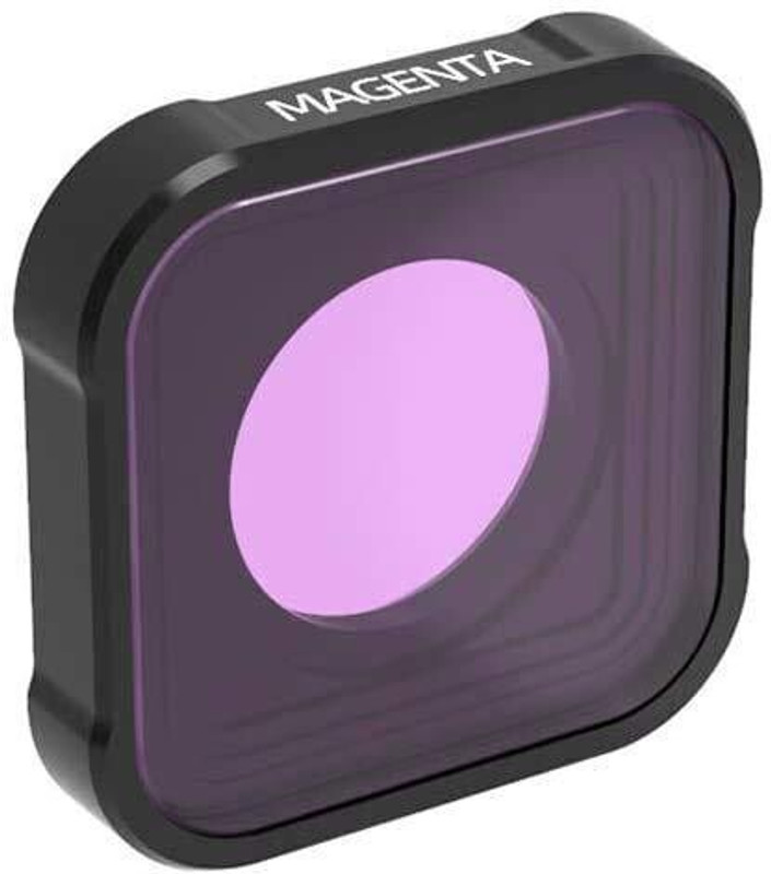 Action Pro Underwater Diving Magenta Filter Compatible with GoPro Hero 9 Black (Directly Replace The Standard Protective Lens On Your Camera) Lens Cap(Purple, 43 mm)