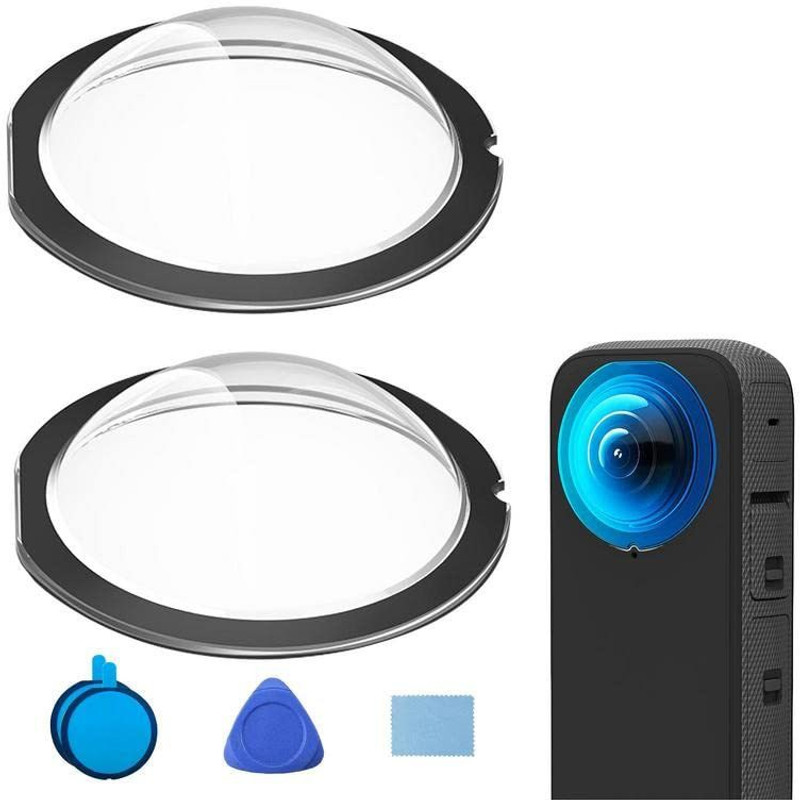 PULUZ Lens Guards Protector for Insta 360 One X3 HD Protective Shell Case Lens Cap(White)