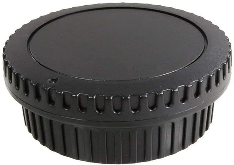 ZANNIX Front Body Cap & Rear Lens Cap for Canon EF / EF-S Mount DSLR Cameras Lens Cap(Black)