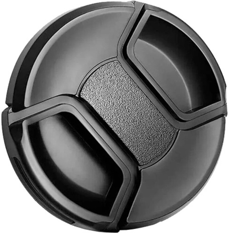 YNJ 55MM Snap-On Front Lens Cap/Cover for Canon, Nikon, Sony, Pentax All DSLR Lenses Lens Cap(Black, 30.5 mm)