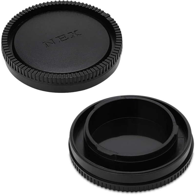 fotokina Camera Body Cap for S-o-n-y E-Mount N-E-X Cameras Lens Cap(Black)