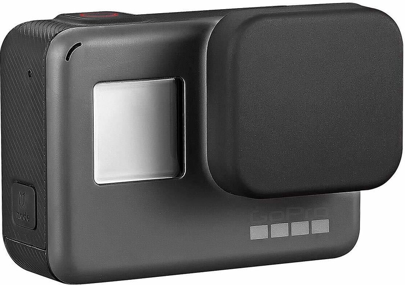Action Pro Silicone Protective Lens Cap for GoPro Hero 5 Black Action Camera Protector for Go Pro Accessories (Black)  Lens Cap(Black, 37 mm)