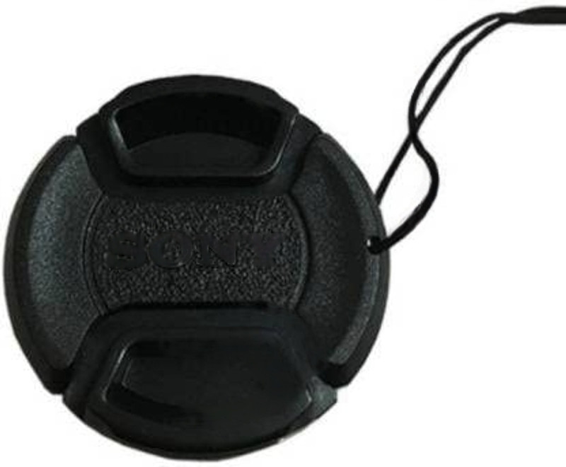 fotokina 55mm lens filter cap compatible with Sony Lens Cap Lens Cap(Black, 55 mm)