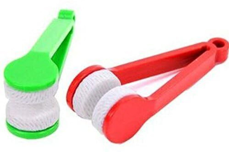Blue Denko Microfiber Spectacles Cleaner Soft Brush Cleaning Tool  Lens Cleaner(NA ml, 1.0 inch, Pack of 2)