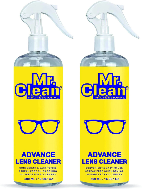 MCP Lens Cleaner 500ml(Pack of 2) for Eyeglasses,Sunglasses, Camera Lenses  Lens Cleaner(1000 ml, 6 x 7 inch, Pack of 2)