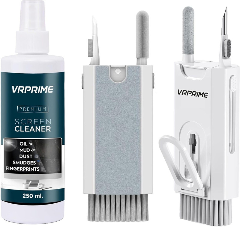 VRPRIME 8-in-1 Laptop Screen Cleaner | Mobile Phone Cleaning Kit | Cleaner for Computers(Laptop Cleaning Kit)