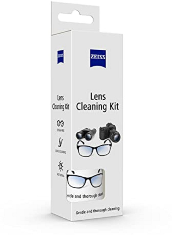 ZEISS Lens Cleaning Solution Kit 30ml with Microfiber Cloth- Pack of 1  Lens Cleaner(30 ml, 6 inch, Pack of 1)