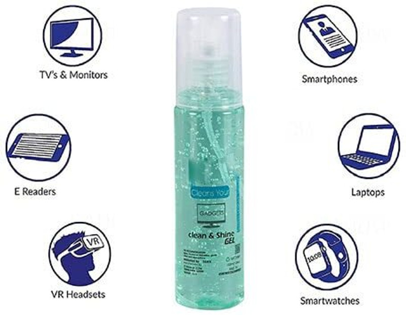 G.S TRADERS Screen Cleaner Kit 100 ml for LED and LCD TV, Computer Monitor, Laptop  Lens Cleaner(100 ml, 4 inch, Pack of 2)