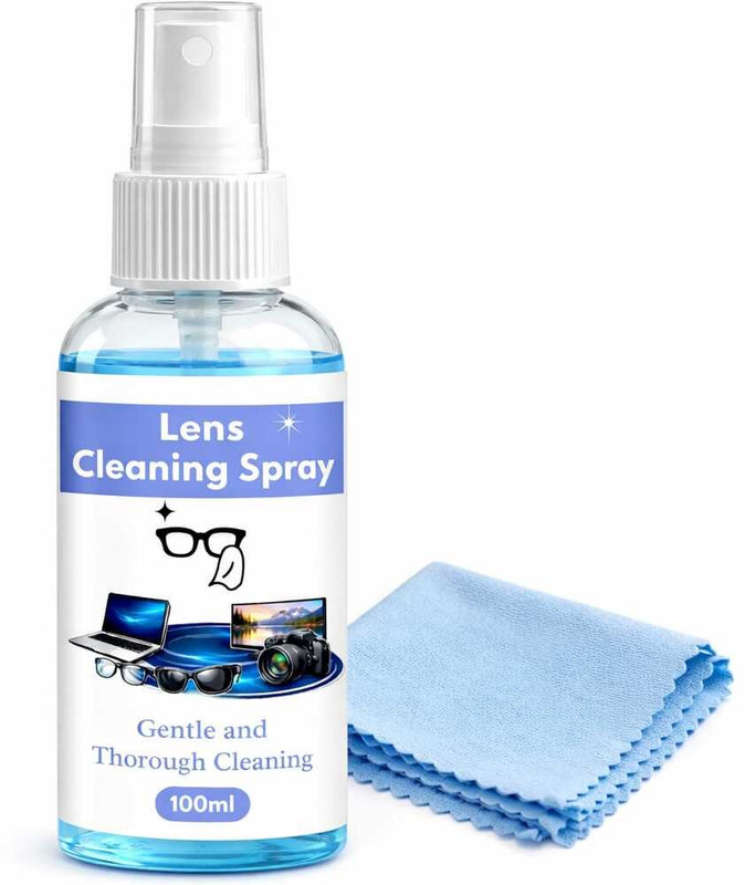 jems enterprise Lens Cleaner Liquid for Mobile, Camera & Spectacles  Lens Cleaner(100 ml, 4*6 inch, Pack of 1)