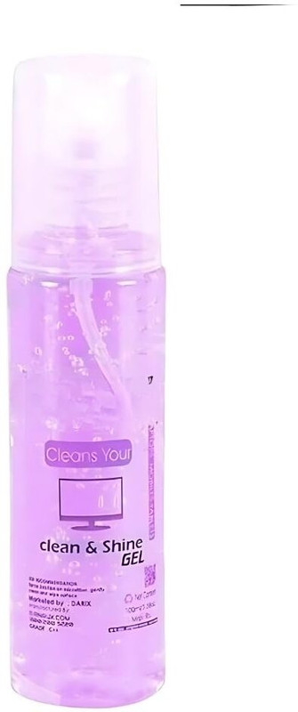 Lipzie Screen Clean & Shine Gel 100ml | Anti-Dust, Anti-Bacterial Screen  Lens Cleaner(100 ml, o inch, Pack of 1)