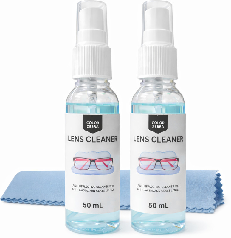 Quick Spectacles And Sunglasses Cleaning Spray  Lens Cleaner(50 ml, 3x3 inch, Pack of 2)