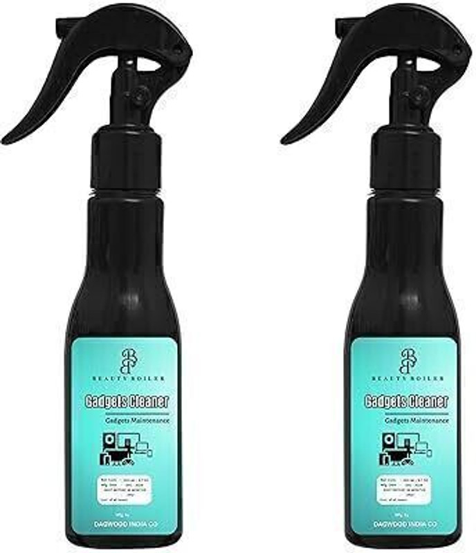 beauty boiler Gadget Cleaner, Cleaning Spray for Laptop, TV, Mobile Phone Screen and Camera  Lens Cleaner(200 ml, Free Size inch, Pack of 2)