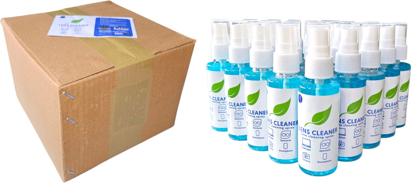 Ecovision Eco-Vision Premium Lens Cleaner Spray for speactacle ,Camera, Laptop etc  Lens Cleaner(100 ml, L×W=6.69*5.70 inch, Pack of 25)