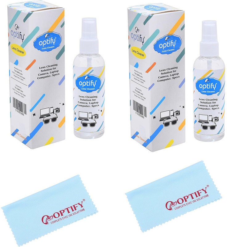 Jackals 2 Screen Cleaner by Optify  Lens Cleaner(200 ml, NA inch, Pack of 2)