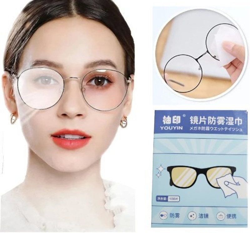 Vedesi Crafts Anti Fog Wipes 100 Pcs Personal Care  Lens Cleaner(0 ml, 4 inch, Pack of 1)