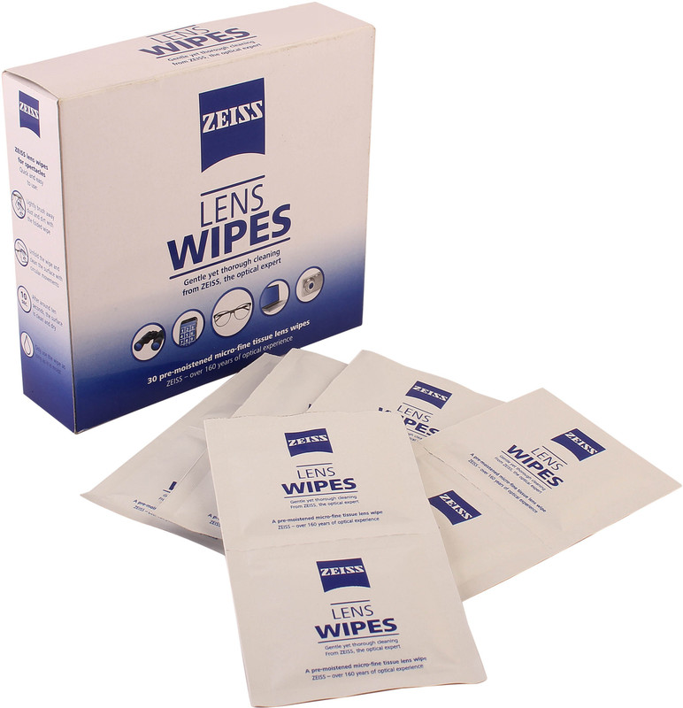 ZEISS Pre-Moistened Lens Cleaning Wipes Lens Cleaner(NA ml, 6 X 6, Pack of 30)