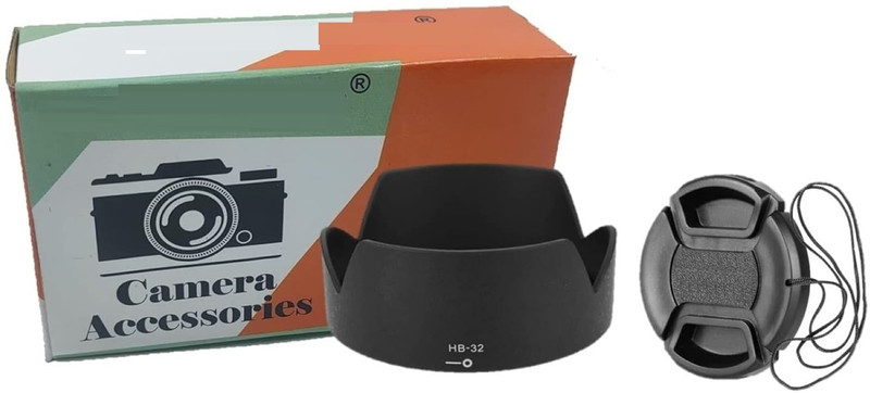 SUPERNIC Combo HB-32 Lens Hood + 67MM Lens Cap  Lens Hood(67 mm, Black)