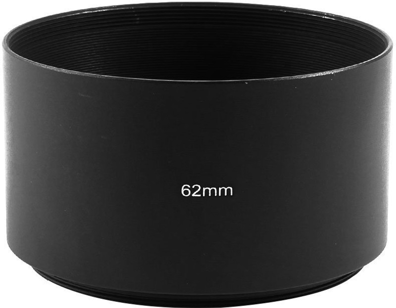 SUPERNIC 62mm Tele Metal Screw-in Lens Hood Lens Hood(62 mm, Black)