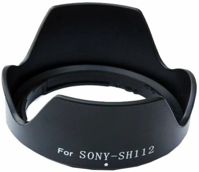 MILLETS fits Sony NEX E-Mount 35mm f1.8, 16mm f2.8 Zoom Lens, Replacing ALC-SH112 Lens Hood(49 mm, Black)